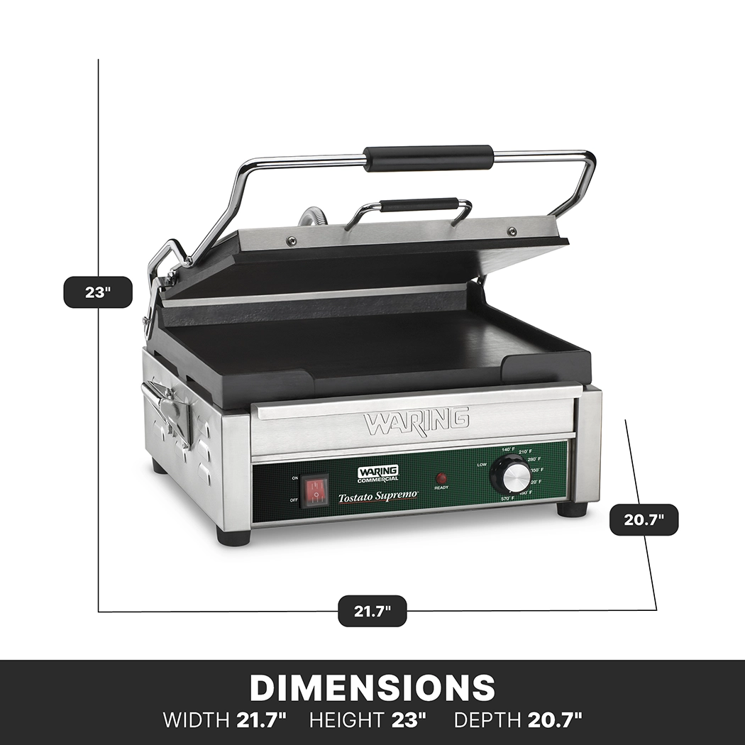 Flat Panini Grill, 14.5" x 11"